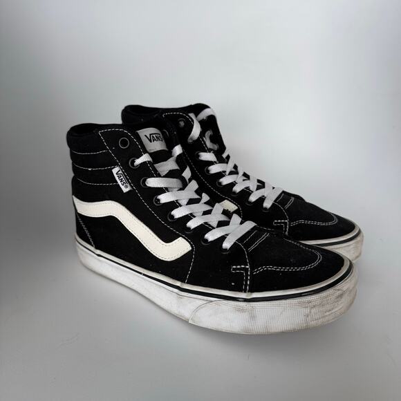 Vans Sk8-Hi High-Top Sneakers 🖤🤍 Womens sz 8.5 - Picture 4 of 9